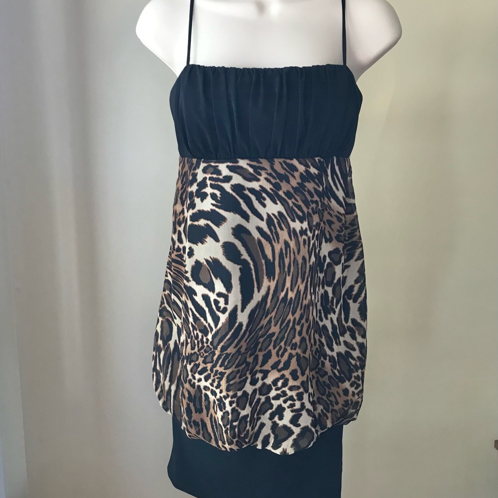 Appropriate Behavior Leopard Print Dress Size L